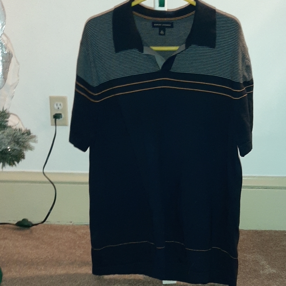 Mens polo, deep blue